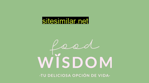 foodwisdom.es alternative sites
