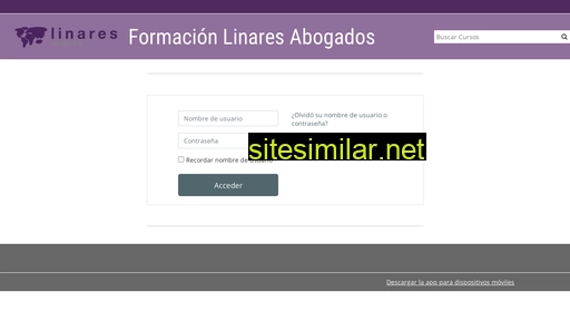 formacionlinaresabogados.es alternative sites