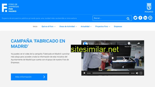 forodeempresaspormadrid.es alternative sites