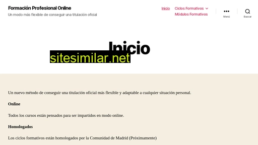 fpmadridonline.es alternative sites