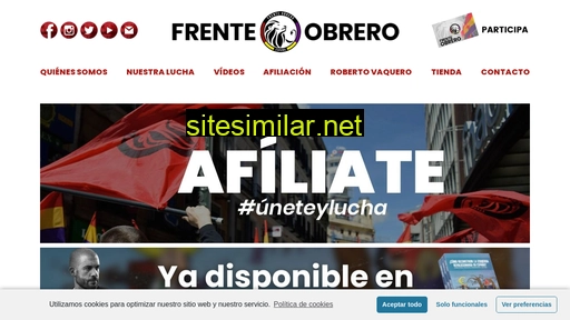 frenteobrero.es alternative sites