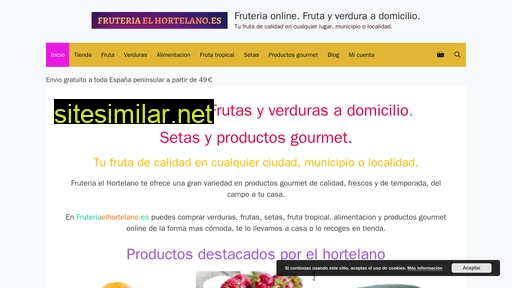 fruteriaelhortelano.es alternative sites