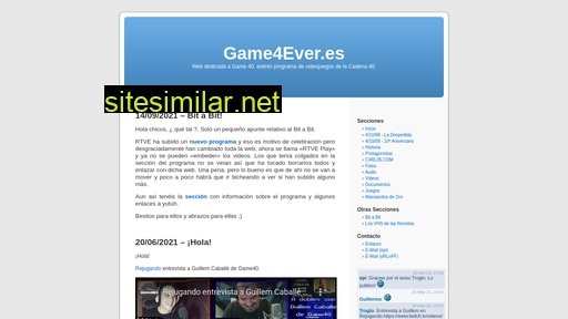 game4ever.es alternative sites