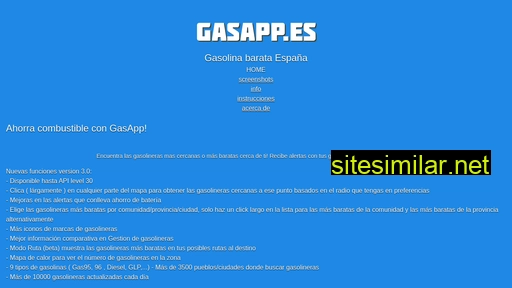 Gasapp similar sites