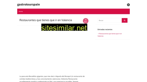 gastrotourspain.es alternative sites