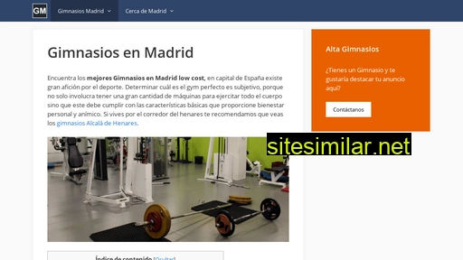 gimnasios-madrid.es alternative sites