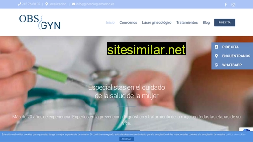ginecologiamadrid.es alternative sites