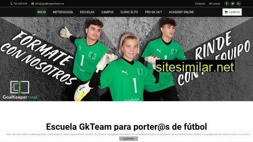 goalkeeperteam.es alternative sites
