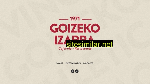 goizekoizarrarestaurante.es alternative sites