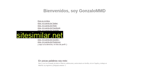 gonzalommd.es alternative sites