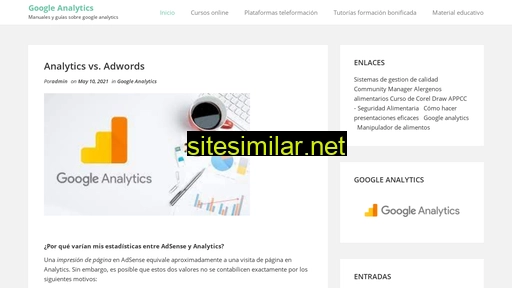 Googleanalytics similar sites