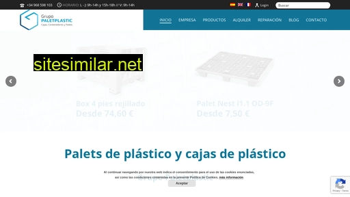 Grupopaletplastic similar sites