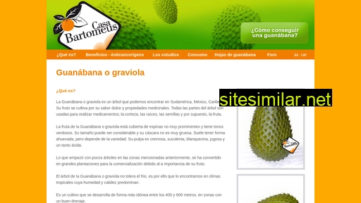 Guanabana-graviola similar sites