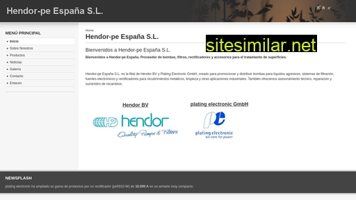 hendor-pe.es alternative sites