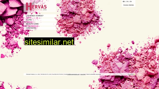 hervasproducts.es alternative sites