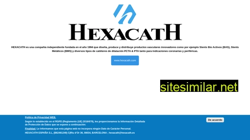 hexacath.es alternative sites