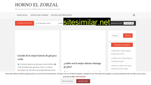 hornoelzorzal.es alternative sites