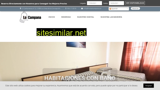 hostalcampana.es alternative sites