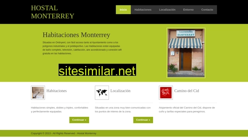 hostalmonterrey.es alternative sites