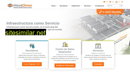 hostdime.com.es alternative sites