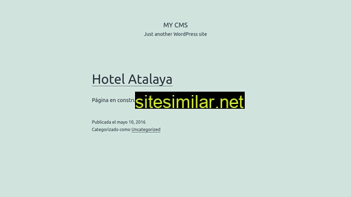 Hotelatalaya similar sites
