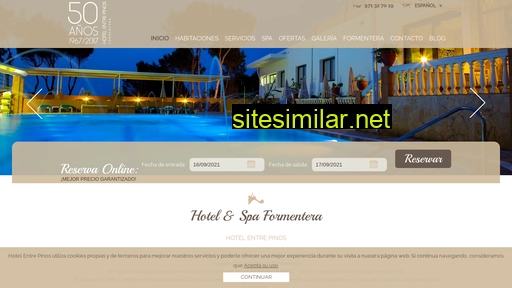 hotelentrepinos.es alternative sites