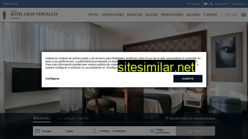 hotelgranversalles.es alternative sites