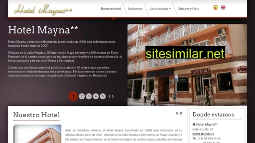 hotelmayna.es alternative sites