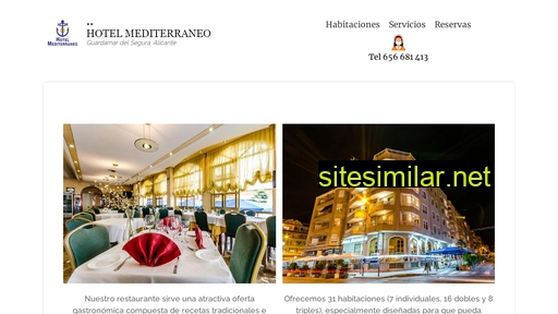 hotelmediterraneo.es alternative sites