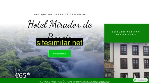 hotelmiradordebarcia.es alternative sites