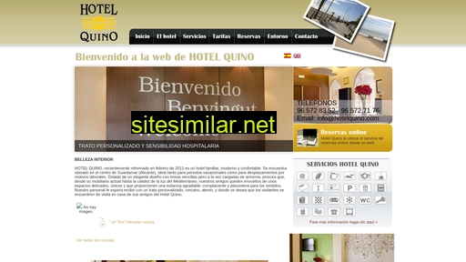 hotelquino.es alternative sites