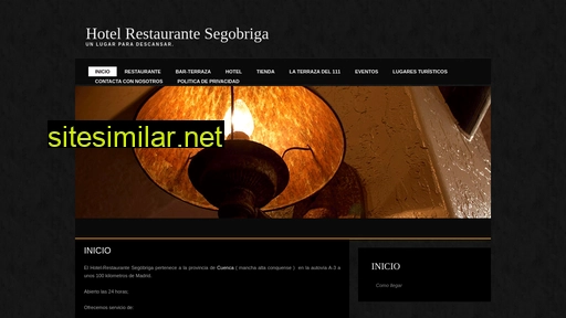 hotelrestaurantesegobriga.es alternative sites