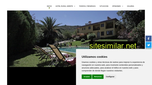 hotelruralxerete.es alternative sites