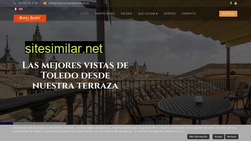hotelsantaisabeltoledo.es alternative sites
