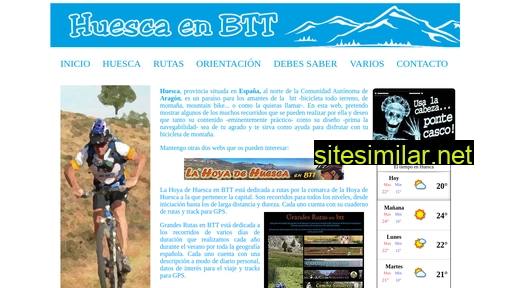 huescaenbtt.es alternative sites