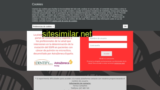 identify-egfr.es alternative sites