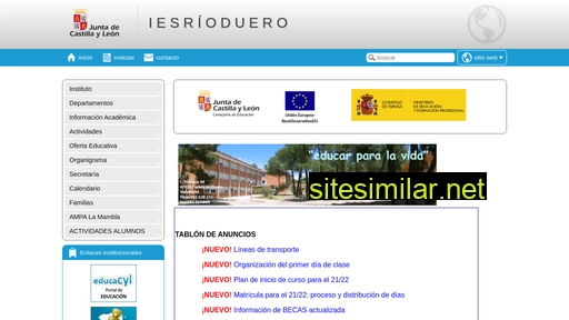 ies-rioduero.centros.educa.jcyl.es alternative sites