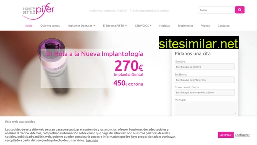implantesdentalespifer.es alternative sites