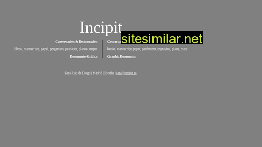 incipit.es alternative sites