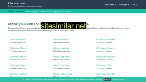 Infobancos similar sites