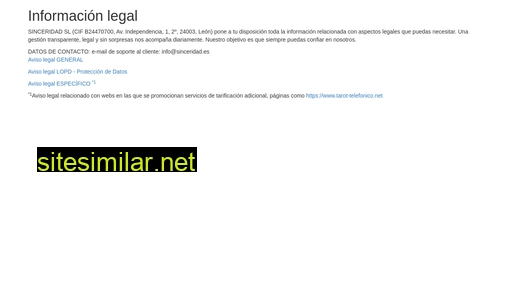 informacionlegal.com.es alternative sites