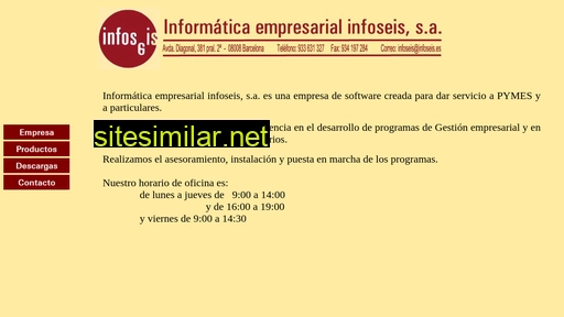 infoseis.es alternative sites