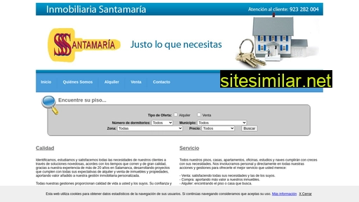 inmobiliariasantamaria.es alternative sites