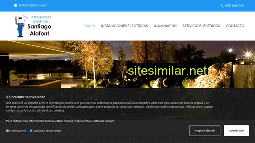 instalacioneselectricasalafont.es alternative sites