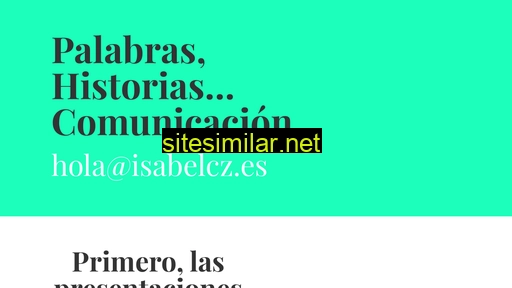 isabelcz.es alternative sites