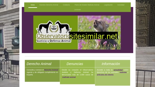 justiciaydefensaanimal.es alternative sites