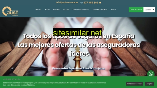 justinsurance.es alternative sites