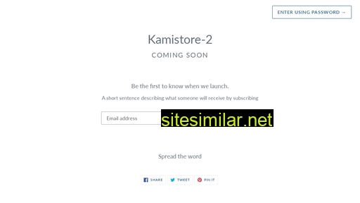 kamistore.es alternative sites