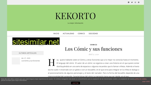 kekorto.es alternative sites