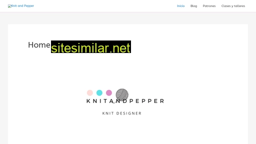 knitandpepper.es alternative sites